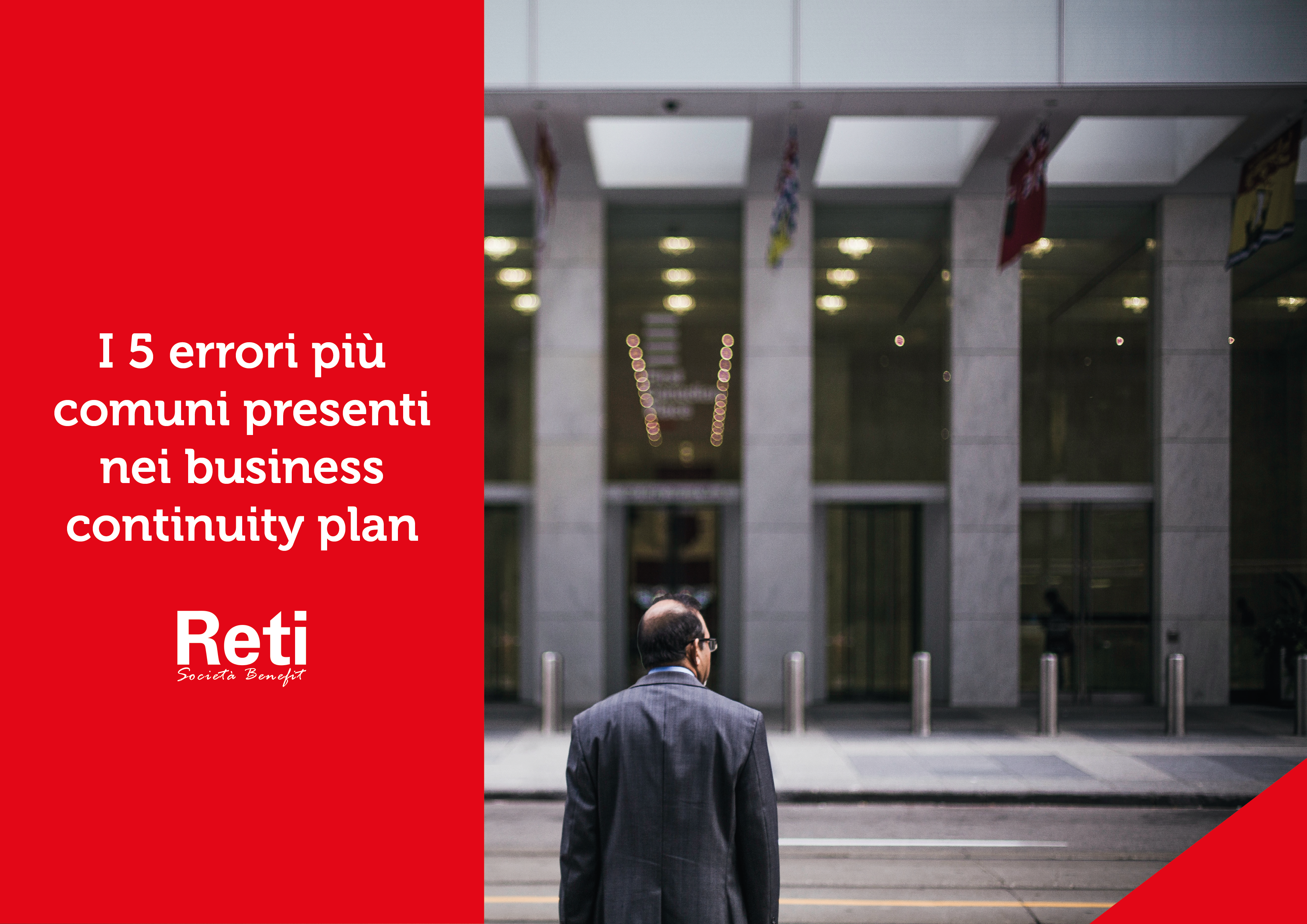 5 errori Business Continuity Plan