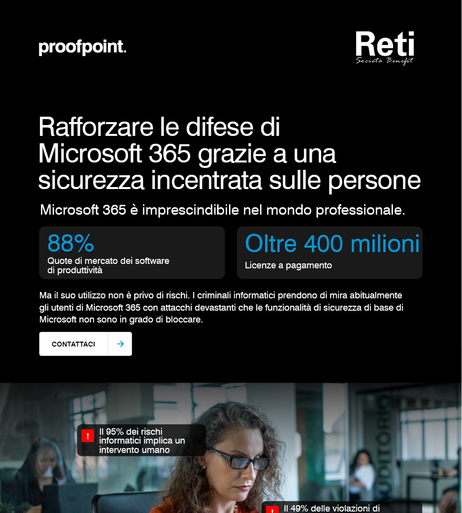 Sicurezza - Microsoft 365 - Persone - Phishing - Social Engineering - Cybercriminali - Minacce - Email - Proofpoint - Analisi Comportamentale - Protezione - Formazione - Fattore Umano - BEC - AI - Dati - Rilevamento - Risposta - Vulnerabilità - Automazione Sicurezza - Microsoft 365 - Persone - Phishing - Social Engineering - Cybercriminali - Minacce - Email - Proofpoint - Analisi Comportamentale - Protezione - Formazione - Fattore Umano - BEC - AI - Dati - Rilevamento - Risposta - Vulnerabilità - Automazione